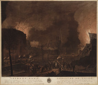 KG 07980
<br/>
Leydens Ramp, veroorzaakt door het springen van een schip (1807)
<br/>
<em>Pieneman, Jan Willem (1779-1853)</em>